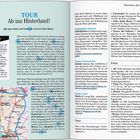 "TOUR Ab ins Hinterland! Mit dem Rad und Kanu am und auf dem Mincio." Karten-Illustration links unten zeigt Route.