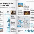 Seite 34, Westliche Innenstadt und Ringstraße. Themen: Staatsoper, Lipizzaner, Hofburg, Schatzkammer, Ringstraße, Karte.