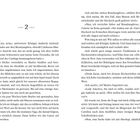 Seitenzahlen: 16 und 17. Kapitelbeginn mit der Zahl "2". Dialoge über Hochzeitsvorbereitungen und Traditionen.