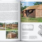 Seite 288: Text beschreibt Shigeru Bans Hilfe in Nepal nach Erdbeben 2015. Fotos und Bauzeichnungen von modularen Häusern.