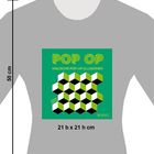 „Verwackelte Linien“, „Die Herzen im Tunnel zeigen dir den Weg zur Liebe.“ Pop-up-Buch mit abstrakten Formen.