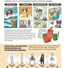 Oben: "WO FINDEST DU DATEN ÜBER POKÉMON? IN EINEM POKÉDEX!"  
Unten: "EINIGE DER ZAHLREICHEN PROFESSOREN, DIE POKÉMON ERFORSCHEN".