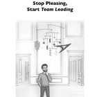 Text: "Herbst Stop Pleasing, Start Team Leading" und "139". Illustration: Mann in denkender Pose in elegantem Raum.