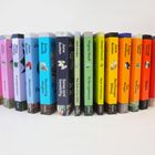 Eine bunte Reihe von Buchrücken mit Titeln wie "Emma", "Frankenstein" und "1984", jeder in einer anderen Farbe.