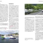 Autofähren verbinden die Inseln der Zentralgruppe. Typische Landschaft auf São Miguel: blühende Hortensien.