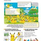 Pokédexe erzählen viel über die Ökologie der Pokémon. Pikachu grillt Beeren mit Elektrizität. Lebt im Wald. Streckt Schwanz.