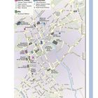 Karte von La Orotava mit Markierungen für Essen, Trinken, Übernachtungen und Sehenswürdigkeiten wie Kirche und Museum.