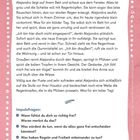 **Ich bin frei!**

Alejandra liegt auf ihrem Bett und schaut aus dem Fenster. Alles ist grau und [...]

Impulsefragen:
- Wann fühlst du dich so richtig frei?
- Woran merkst du das?
- Was würdest du tun, wenn du alles ganz frei entscheiden könntest?
- Was haben Regeln und Freiheit miteinander zu tun?