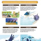 "Wie wir die Ökologie der Pokémon erforschen" erklärt Erkundungsmethoden ihrer Lebensweise anhand von Revierverhalten und Wasserbewegungen.