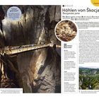 **Höhlen von Škocjan**. Schon gewusst? Die größte Halle (Martelhalle) ist 308 Meter lang und 146 Meter hoch. 