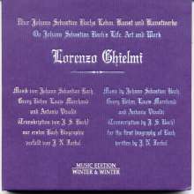 Lorenzo Ghielmi - Über JS Bachs Leben,Kunst &amp; Kunstwerke, CD
