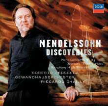 Felix Mendelssohn Bartholdy (1809-1847): Klavierkonzert e-moll (Nr.3) - Mendelssohn Discoveries, CD
