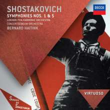 Dmitri Schostakowitsch (1906-1975): Symphonien Nr.1 &amp; 5, CD