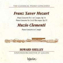 Franz Xaver Mozart (1791-1844): Klavierkonzerte Nr.1 C-Dur op.14 &amp; Nr.2 Es-Dur op.25, CD