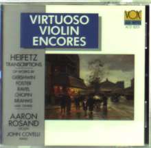 Aaron Rosand - Virtuoso Violin Encores, CD