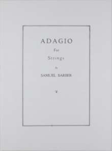 Samuel Barber: Adagio For Strings (Score), Noten