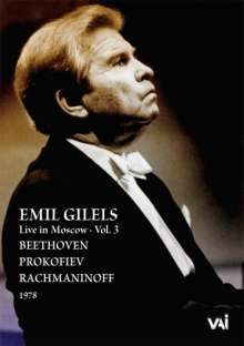Emil Gilels - Live in Moscow Vol.3, DVD