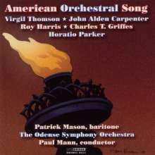 Patrick Mason - American Orchestral Song, CD
