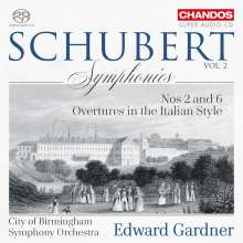 Franz Schubert (1797-1828): Symphonien Nr.2 &amp; 6, Super Audio CD