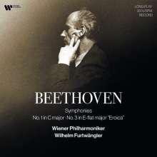 Ludwig van Beethoven (1770-1827): Symphonien Nr.1 &amp; 3 (180g), 2 LPs