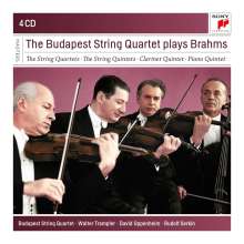 Johannes Brahms (1833-1897): Streichquartette Nr.1-3, 4 CDs