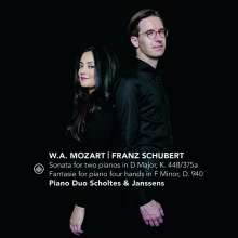 Piano Duo Scholtes &amp; Janssens - Mozart/Schubert/Bach, CD