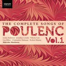 Francis Poulenc (1899-1963): Sämtliche Lieder Vol.1, CD