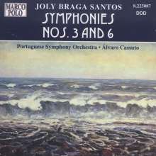 Joly Braga Santos (1924-1988): Symphonien Nr.3 &amp; 6, CD