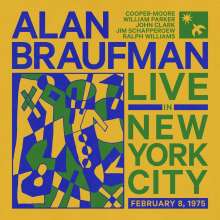 Alan Braufman: Live In New York City, February 8,1975, 2 CDs