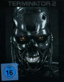 Terminator 2: Tag der Abrechnung (Geschenkset mit Aufbewahrungsbox »T-800 Metall-Head«) (Blu-ray im Steelbook), 1 Blu-ray Disc und 1 Merchandise