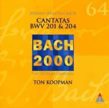 Johann Sebastian Bach (1685-1750): Kantaten BWV 201 &amp; 204, CD