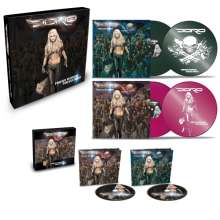Doro: Forever Warriors/Forever United (Limited-Edition-Boxset) (Violet + Green Vinyl), 4 LPs und 2 CDs