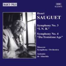 Henri Sauguet (1901-1989): Symphonien Nr.3 &amp; 4, CD