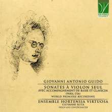 Giovanni Antonio Guido (1675-1729): Sonaten Nr.1-6 für Violine &amp; Bc (Paris 1726), CD