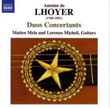 Antoine de Lhoyer (1768-1840): Duos concertantes für 2 Gitarren op.31 Nr.1-3, CD