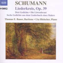 Robert Schumann (1810-1856): Liederkreis op.39 nach Eichendorff, CD