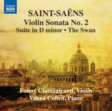 Camille Saint-Saens (1835-1921): Werke für Violine &amp; Klavier Vol.2, CD