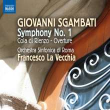 Giovanni Sgambati (1841-1914): Symphonie Nr.1, CD