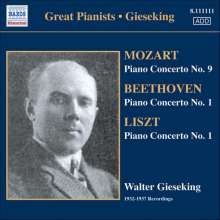 Walter Gieseking spielt Klavierkonzerte, CD