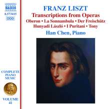 Franz Liszt (1811-1886): Klavierwerke Vol.41 - Transcriptions from Operas, CD