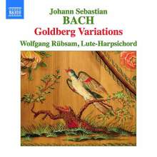 Johann Sebastian Bach (1685-1750): Goldberg-Variationen BWV 988 für Lauten-Cembalo, CD