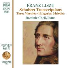 Franz Liszt (1811-1886): Klavierwerke Vol. 59 - Schubert Transcriptions, CD