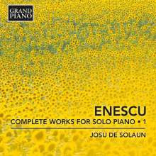 George Enescu (1881-1955): Sämtliche Klavierwerke Vol.1, CD