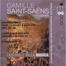 Camille Saint-Saens (1835-1921): Werke für Bläser &amp; Klavier, CD