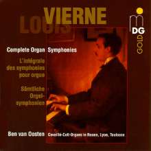 Louis Vierne (1870-1937): Orgelsymphonien Nr.1-6, 4 CDs