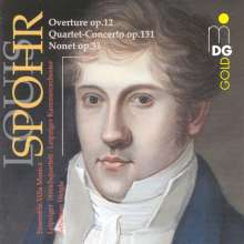 Louis Spohr (1784-1859): Konzert für Streichquartett &amp; Orchester op. 131, CD