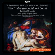 Carl Heinrich Graun (1703-1759): Passionsoratorium "Wer ist der, so von Edom kömmt", 2 CDs