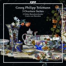 Georg Philipp Telemann (1681-1767): Ouvertüren G-Dur TWV 55:G1, G-Dur TWV 55:G5, B-Dur TWV 55:B13, CD