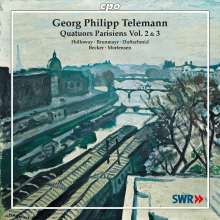 Georg Philipp Telemann (1681-1767): Pariser Quartette Vol.2 &amp; 3, 2 CDs