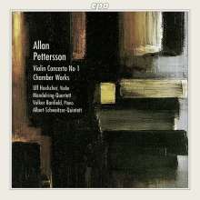 Allan Pettersson (1911-1980): Violinkonzert Nr.1 für Violine &amp; Streichquartett, CD